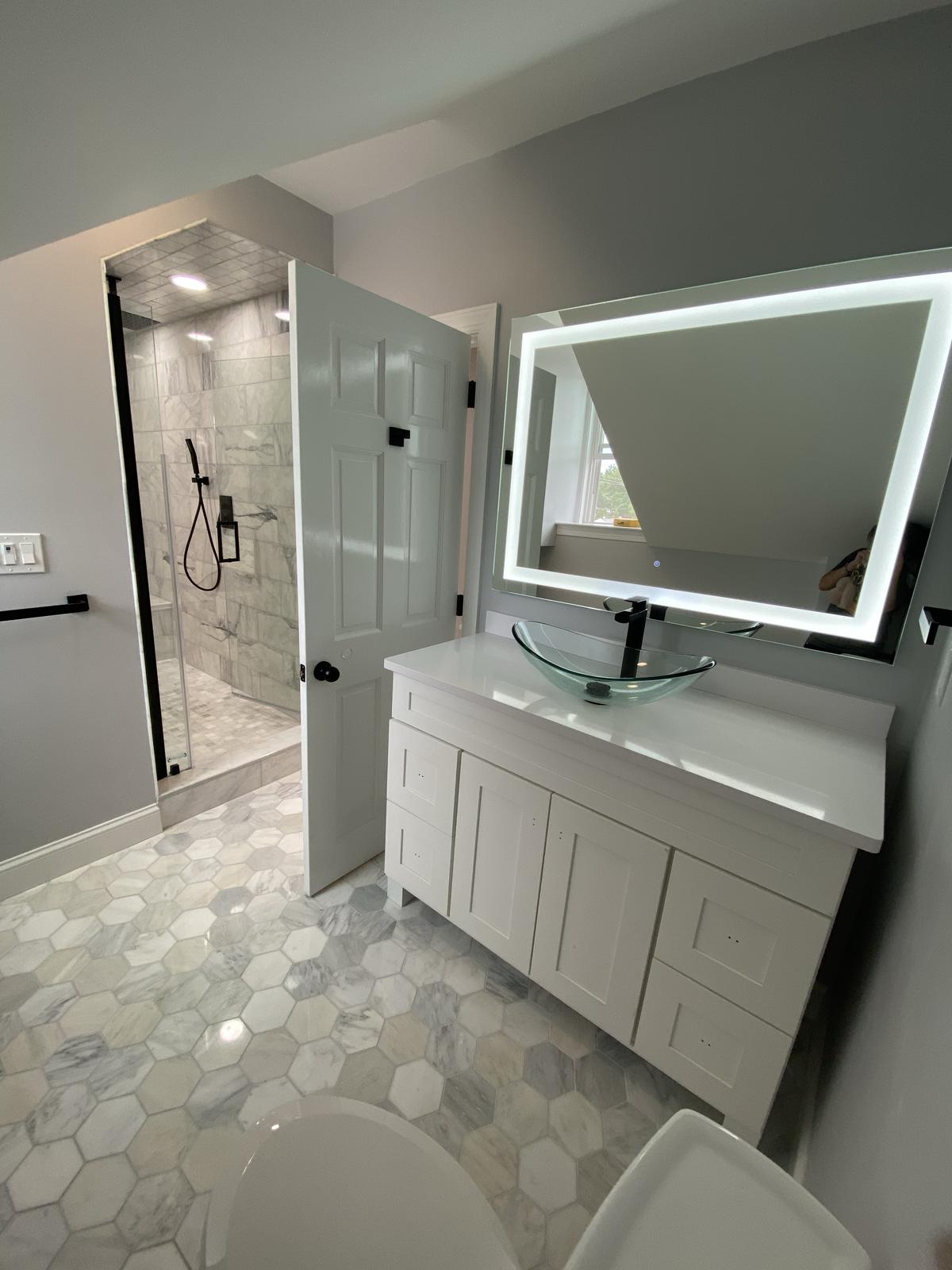Finished residential interior
