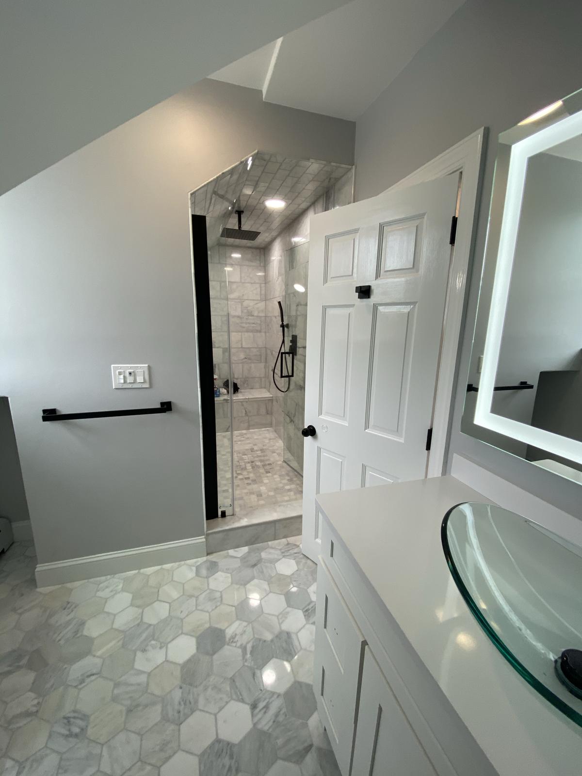 Finished residential interior