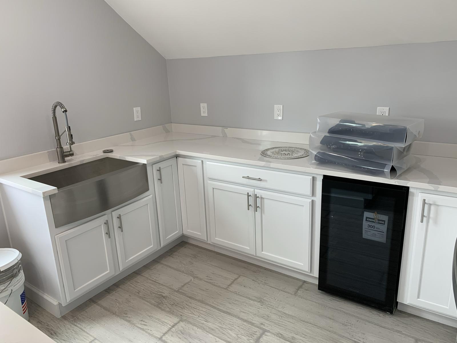 Finished residential interior