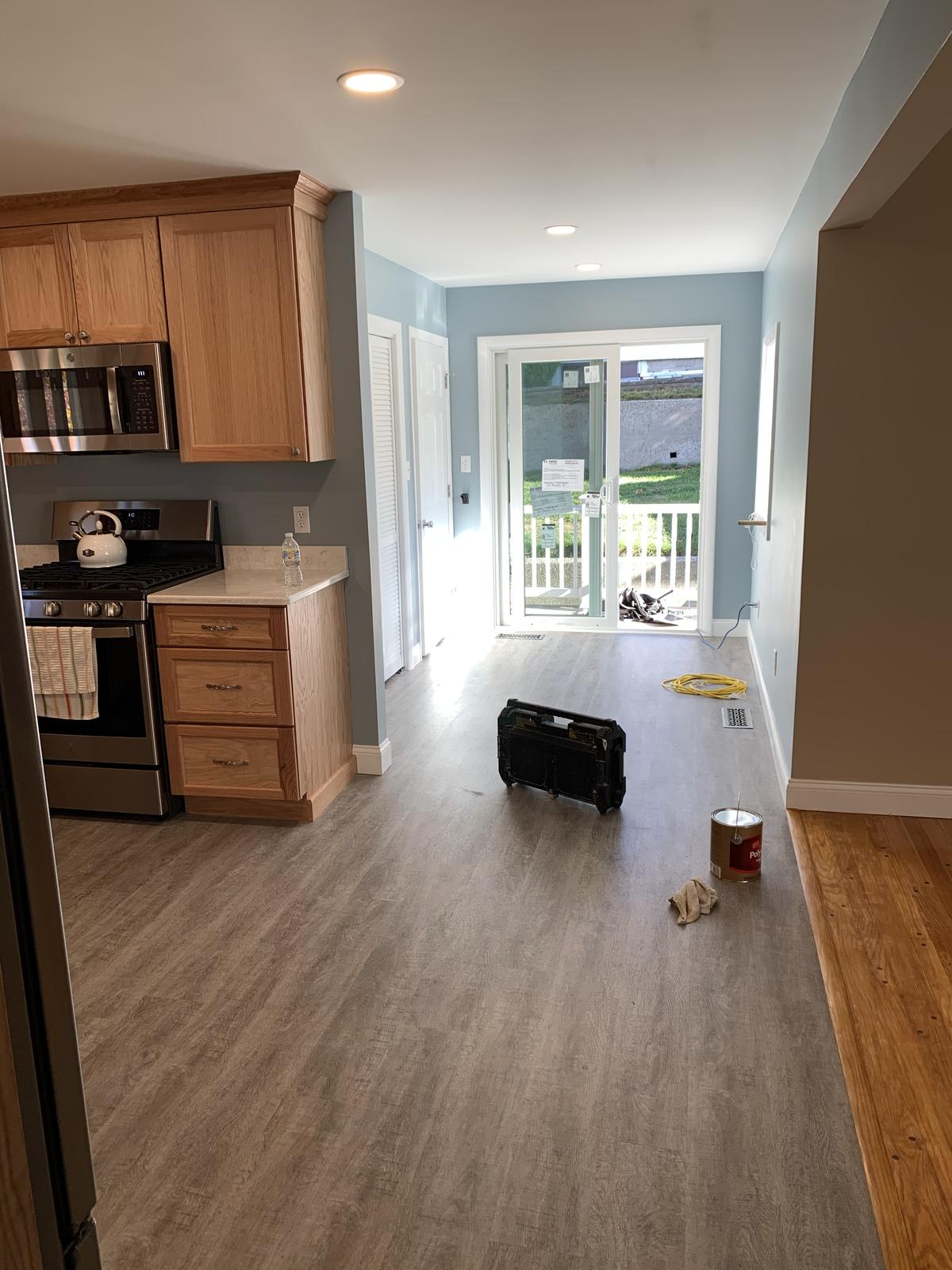 Finished residential interior