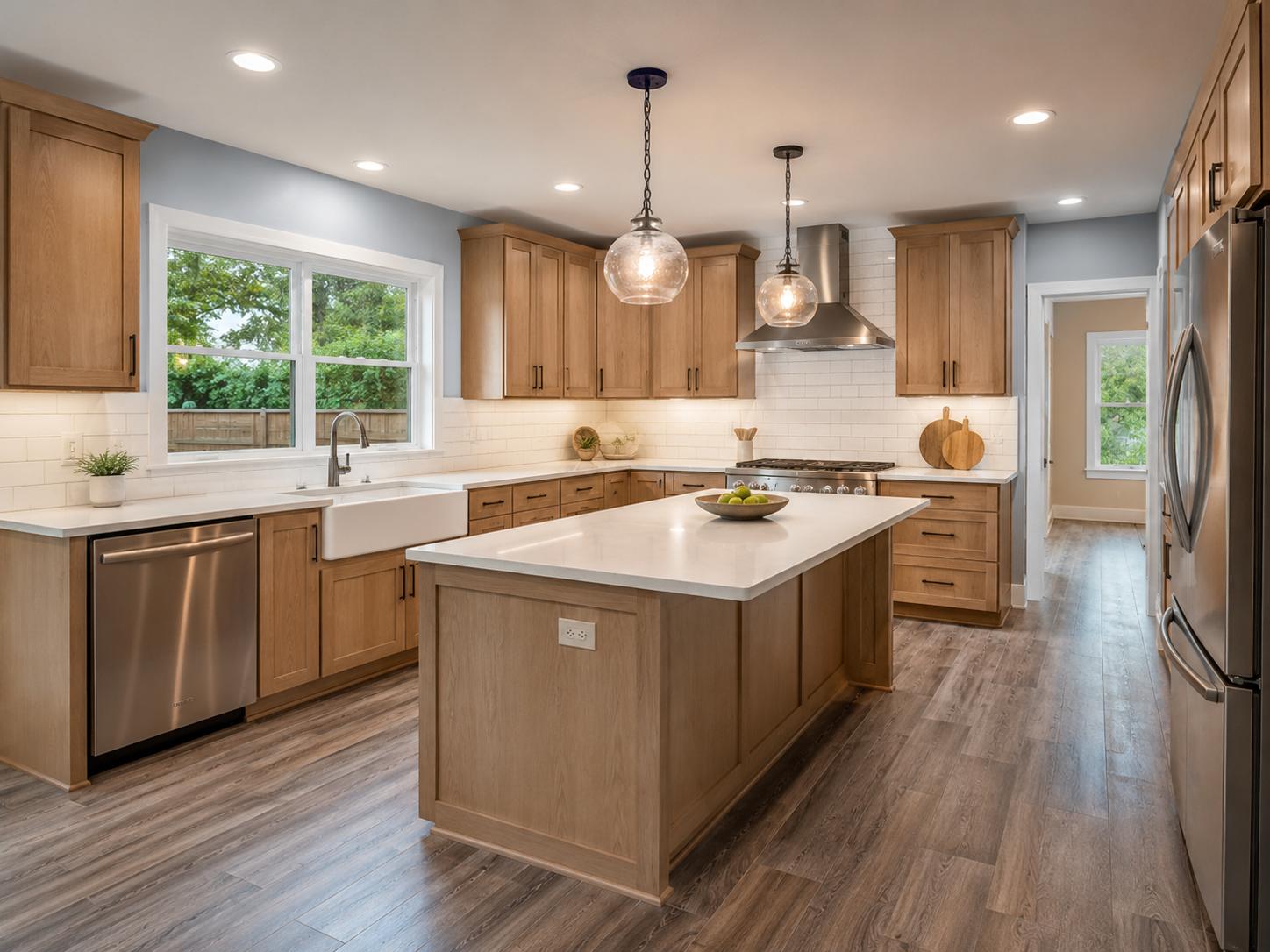 Finished residential interior