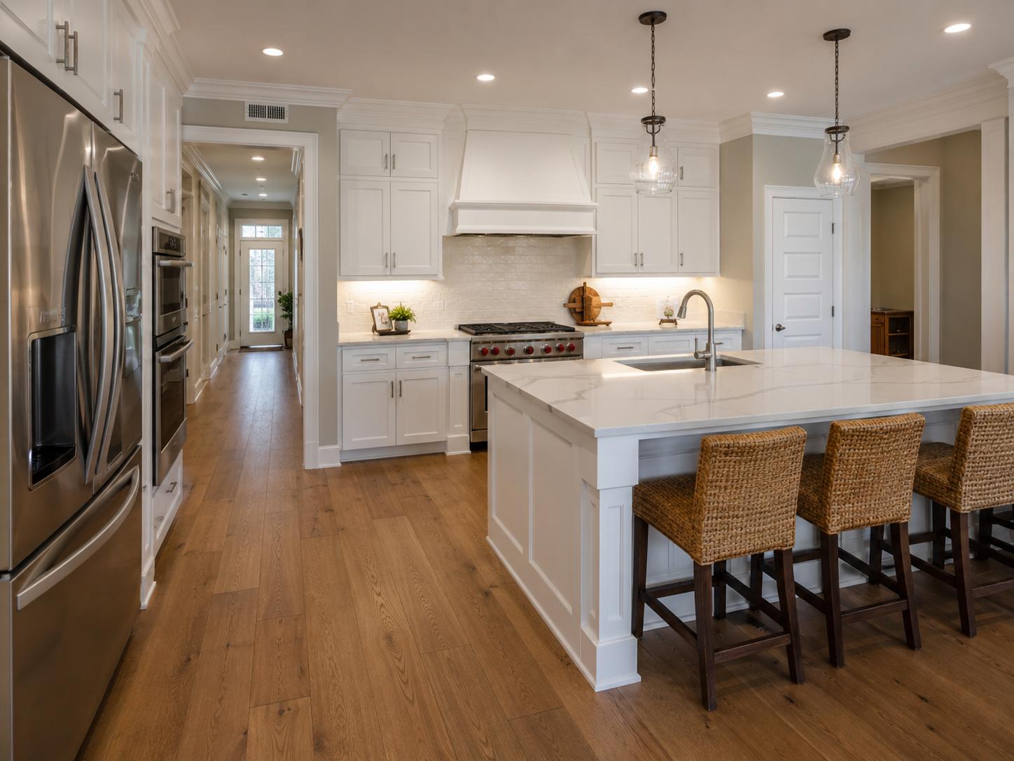Finished residential interior