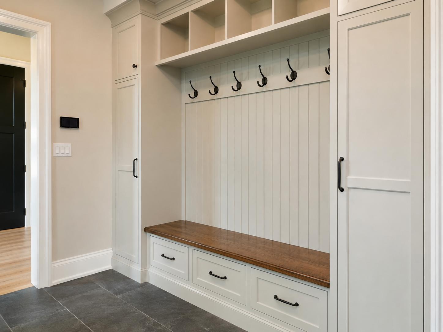 Finished residential interior