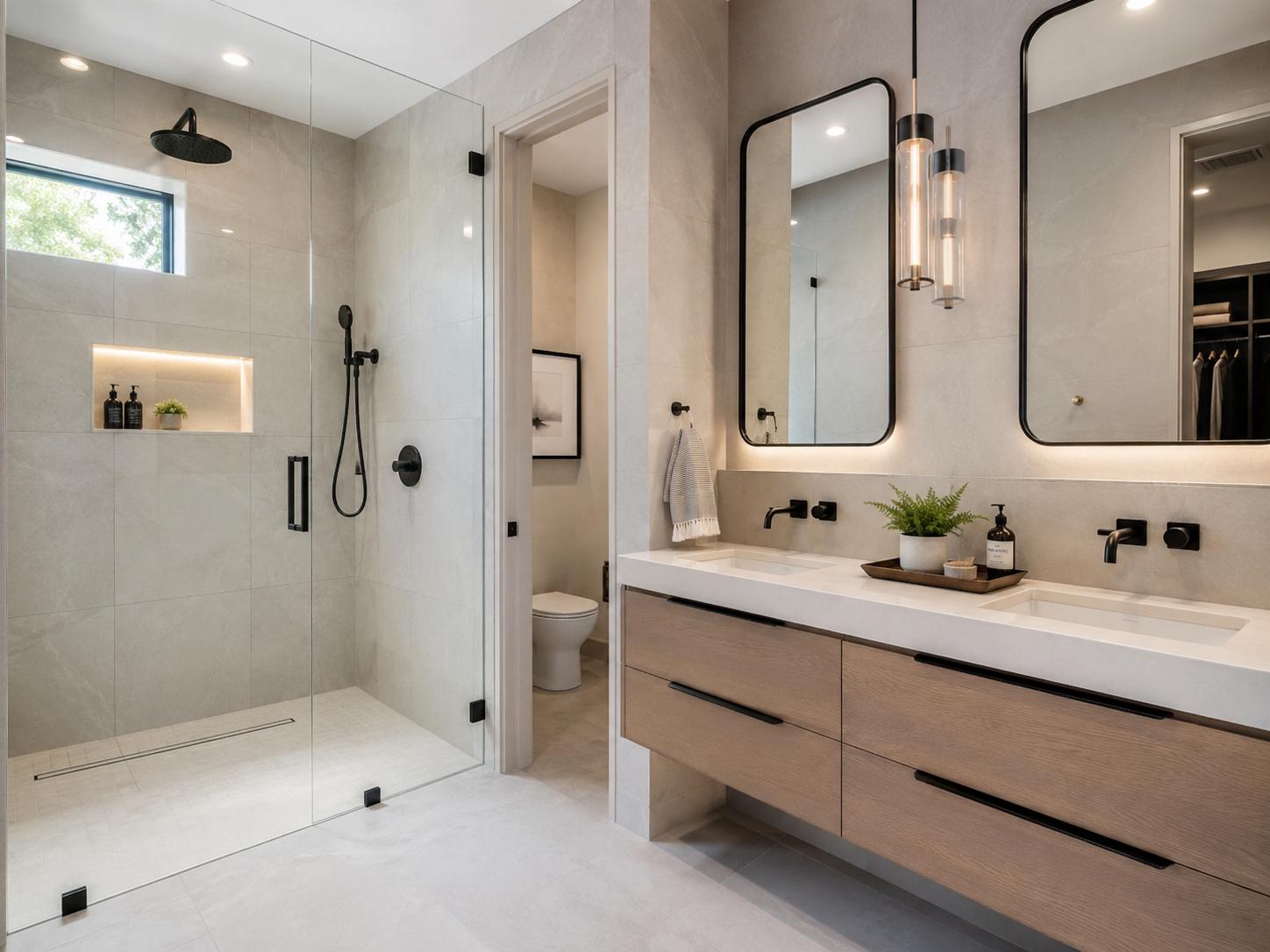 Finished residential interior