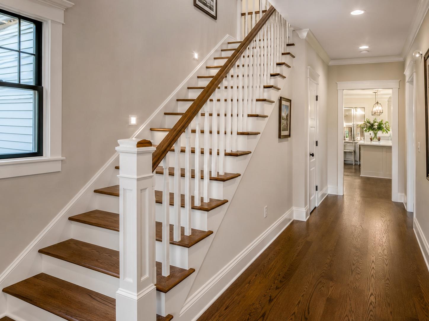 Finished residential interior